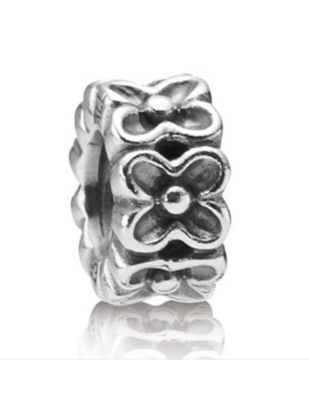 Pandora Retired Sterling Silver Aloha Spacer Bead - 790498